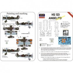 Hs 123 'Angelito' Spanish service (4x camo) - LF Models PE7272