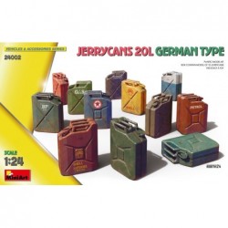 Jerrycans 20L German Type (12 pcs.) - MiniArt 24002