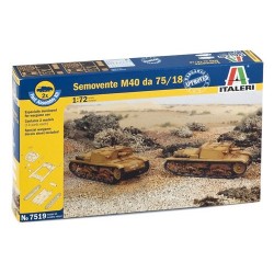 SEMOVENTE M40 da 75/18 - Italeri Fast Assembly military 7519