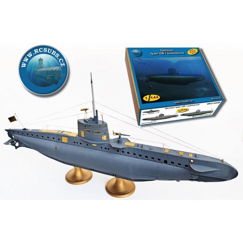 German type UB I submarine (Resin full kit) - RCsubs 0238