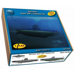 German type UB I submarine (Resin full kit) - RCsubs 0238