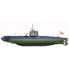 German type UB I submarine (Resin full kit) - RCsubs 0238