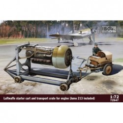 Luftwaffe Starter car & Transp.Crate Jumo 213 - IBG models 72547