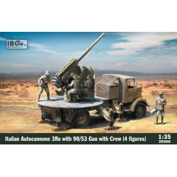 Italian Autocannone 3Ro w/ 90 Gun & Crew - IBG models 35066