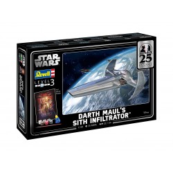 EP1 Darth Maul's Sith Infiltrator - Limited Edition - obsahuje barvy a lepidlo - Revell Gift-Set Star Wars 05638