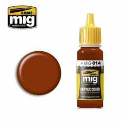 ACRYLIC COLOR RAL 8012 Rotbraun Acrylic Paints (17 ml) - AMMO Mig 0014