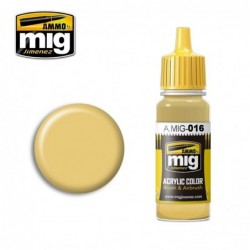 ACRYLIC COLOR RAL 8020 Gelbbraun Acrylic Paints (17 ml) - AMMO Mig 0016