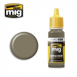 ACRYLIC COLOR RAL 7050 F7 German Grey Beige Acrylic Paints (17 ml) - AMMO Mig 0028