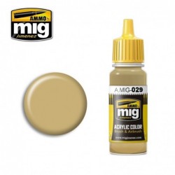 ACRYLIC COLOR Desert Sand Acrylic Paints (17 ml) - AMMO Mig 0029