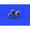 1/32 F-104 undercarriage wheels late for ITALERI kit - Eduard 632046