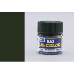 Mr. Color 015 - IJN Green (Nakajima) - IJN Zelená (10ml) - Gunze C015