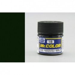 Mr. Color 018 - RLM70 Black Green - Černo zelená (10ml) - Gunze C018