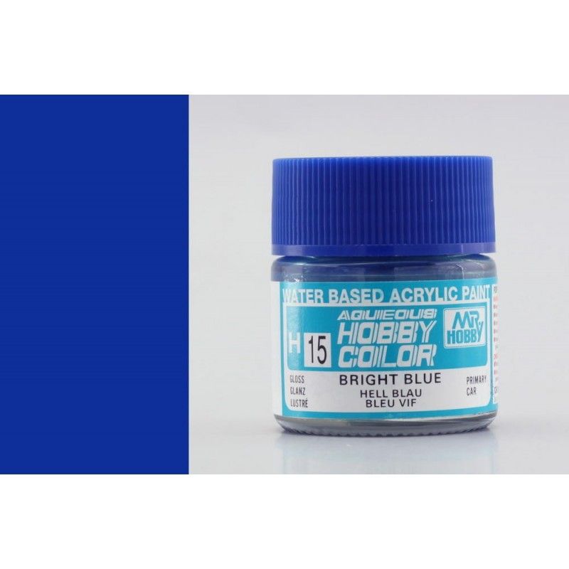 Aqueous Hobby Color - Bright Blue - Jasně modrá (10ml) - Gunze H015