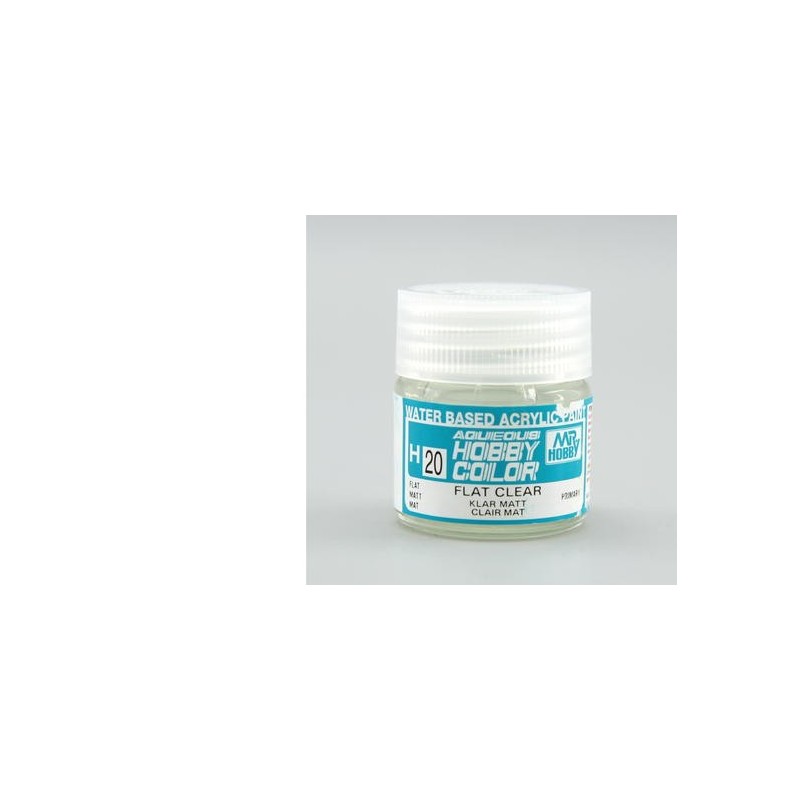 Aqueous Hobby Color - Flat Clear - Matný lak (10ml) - Gunze H020