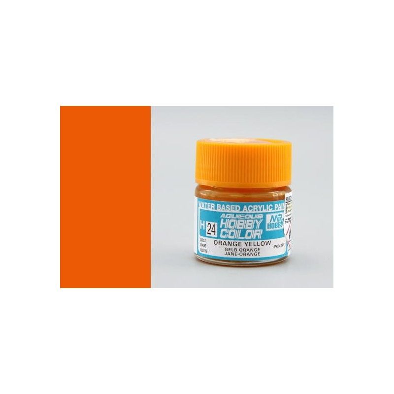 Aqueous Hobby Color - Orange Yellow - Oranžově žlutá (10ml) - Gunze H024