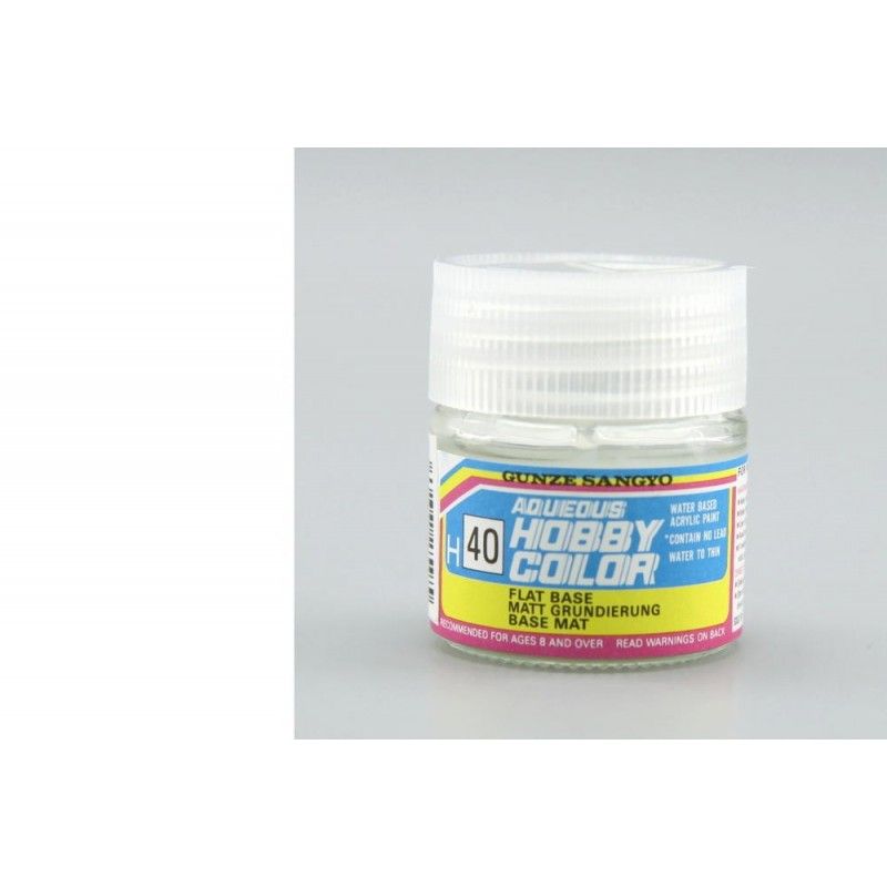 Aqueous Hobby Color - Flat Base - Matný základ (10ml) - Gunze H040