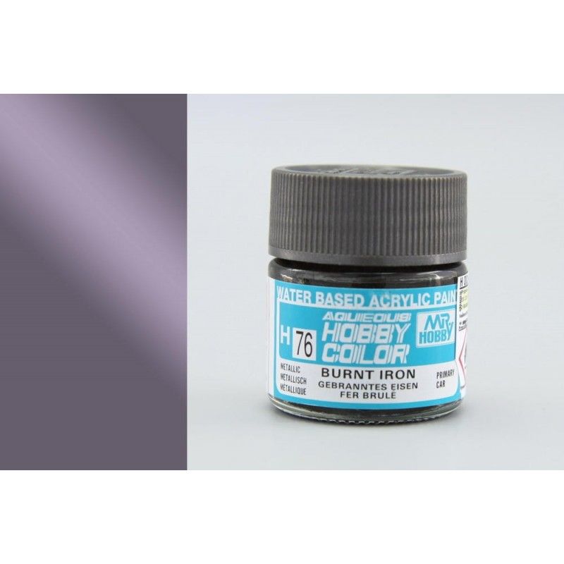 Aqueous Hobby Color - Burnt Iron - Ohořelý kov 10ml - Gunze H076