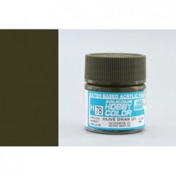 Aqueous Hobby Color - Olive Drab (2) - Olivová 10ml - Gunze H078