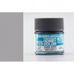 Aqueous Hobby Color - Dark Gray (1) - Tmavě šedá (1) 10ml - Gunze H082