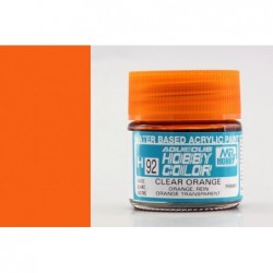 Aqueous Hobby Color - Clear Orange - Transparentní oranžová 10ml - Gunze H092