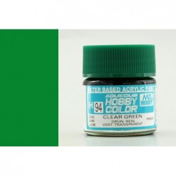 Aqueous Hobby Color - Clear Green - Transparentní zelená 10ml - Gunze H094