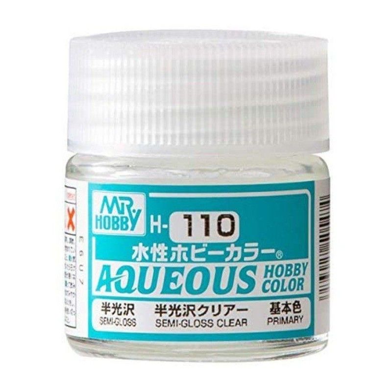 Aqueous Hobby Colors (10 ml) Premium Clear Semi-Gloss - Gunze H110