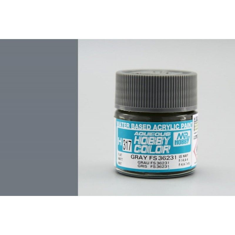 Aqueous Hobby Color - FS36231 Gray - Šedá 10ml - Gunze H317