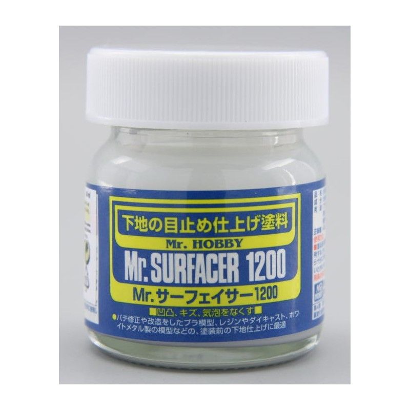 Mr.Surfacer 1200 - Stříkací tmel 40ml - Mr. Hobby - Gunze SF286