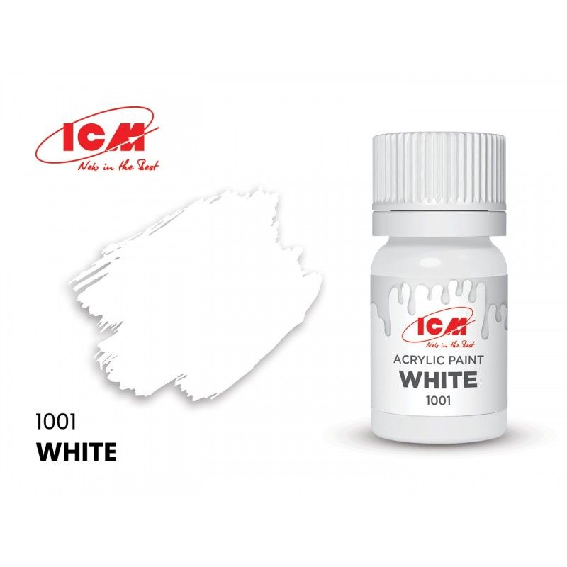 ICM White 1001 - bottle, 12 ml
