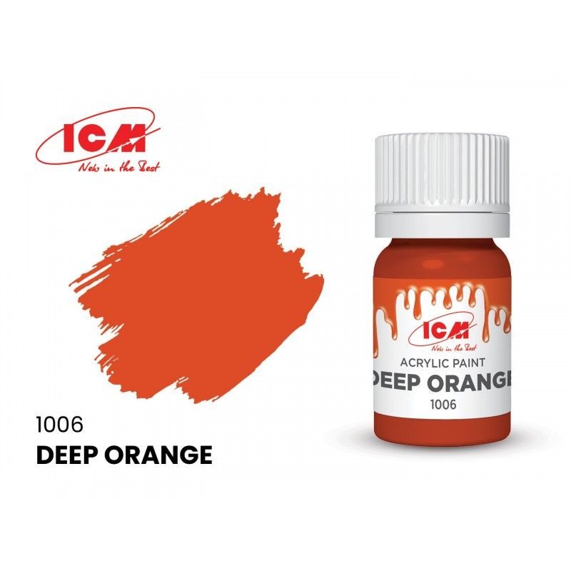 ICM Deep Orange 1006 - bottle, 12 ml