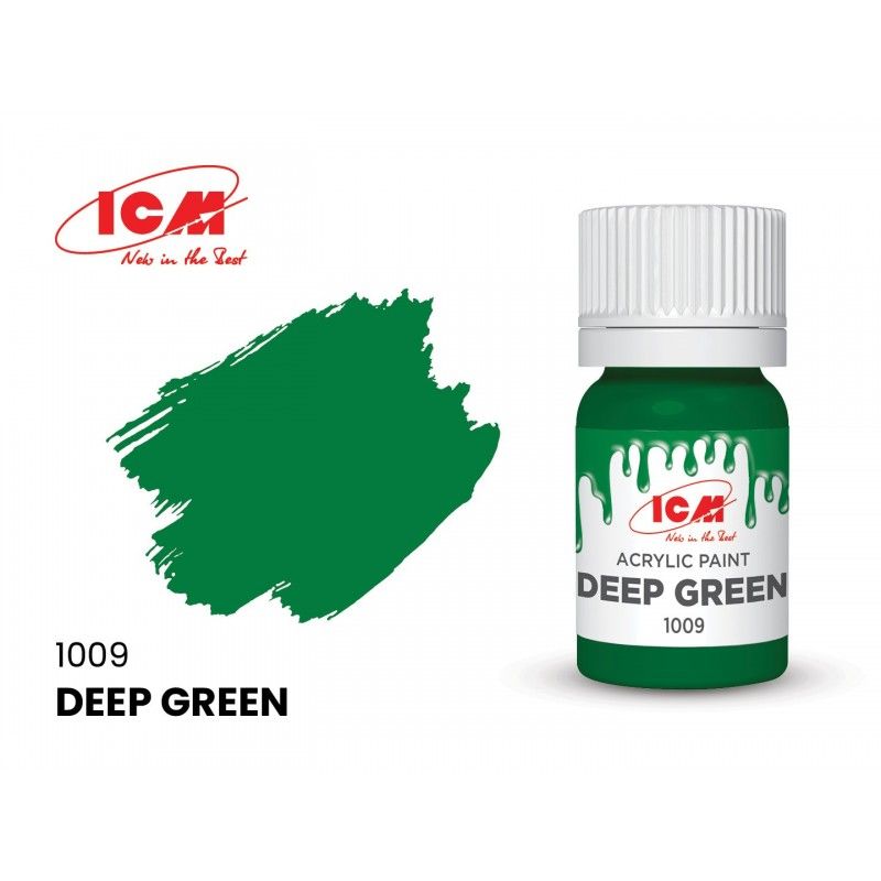 ICM Deep Green 1009 - bottle, 12 ml