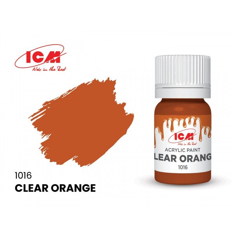 ICM Clear Orange 1016 - bottle, 12 ml