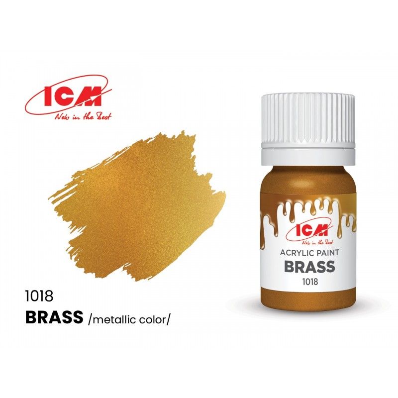 ICM Brass 1018 - bottle, 12 ml