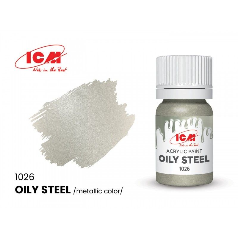 ICM Oily Steel 1026 - bottle, 12 ml