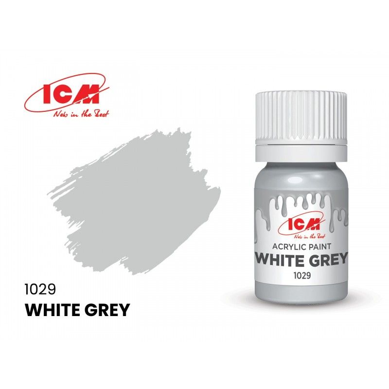 ICM White Grey 1029 - bottle, 12 ml