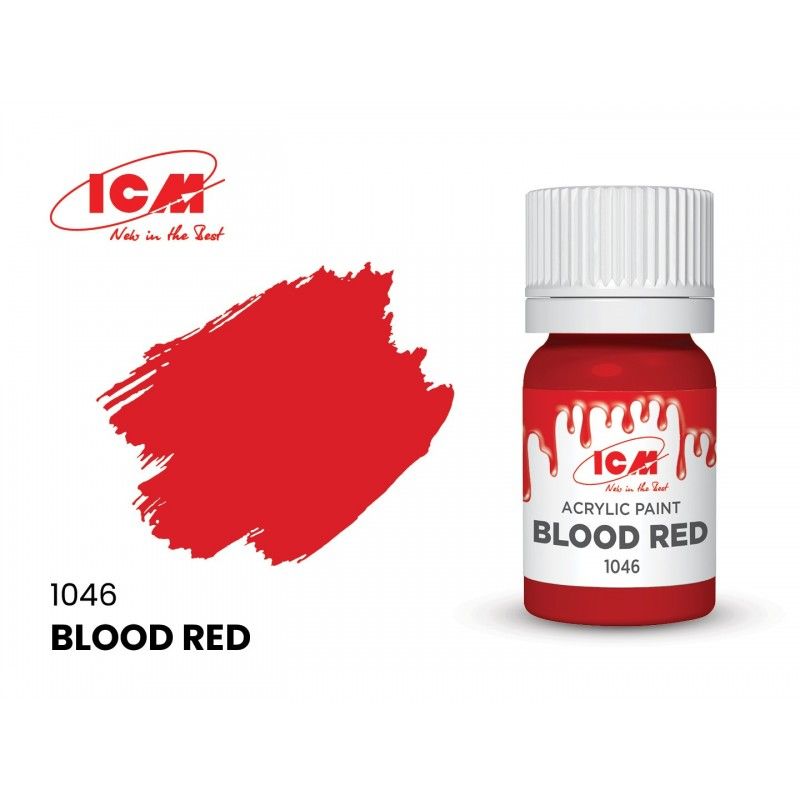 ICM Blood Red 1046 - bottle, 12 ml
