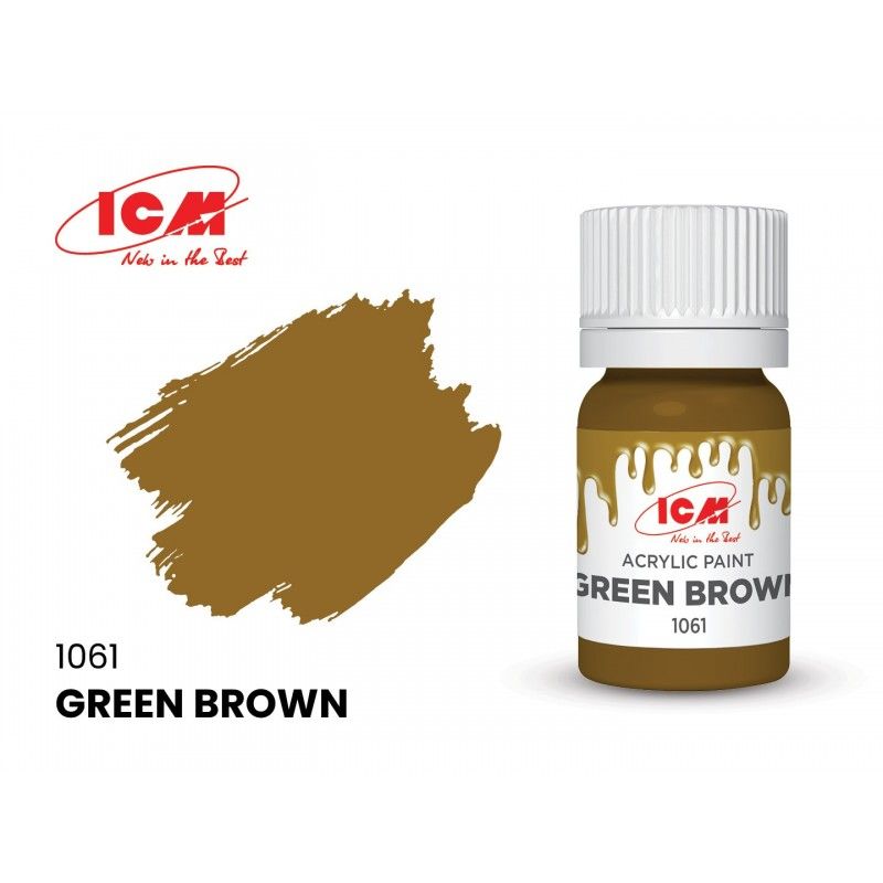 ICM Green Brown 1061 - bottle, 12 ml