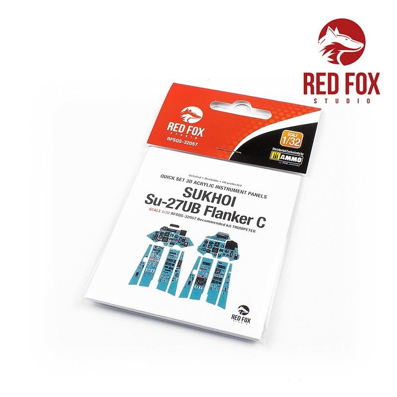 Sukhoi Su-27 Flanker C (UB) (for Trumpeter kit) - Red Fox Studio RFSQS-32057