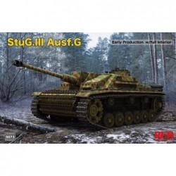 StuG. III Ausf. G Early Production with full interior & workable track links - Rye Field Model 5073