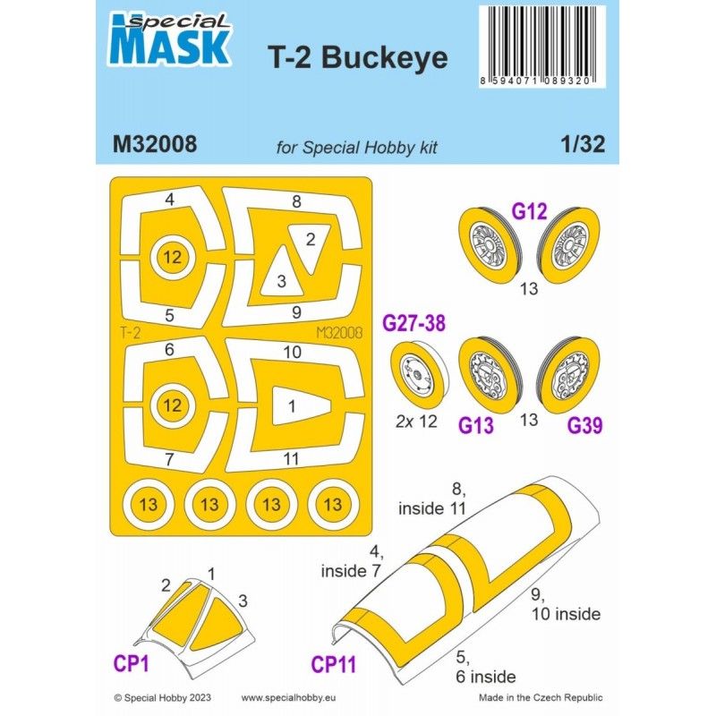 1/32 T-2 Buckeye MASK - Special Hobby M32008