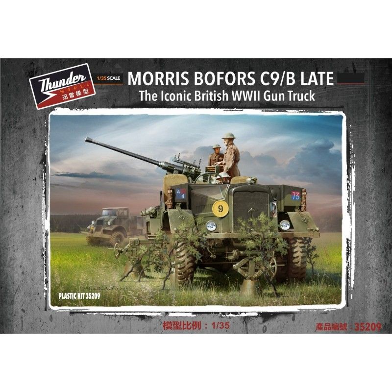 British Morris Bofors C9/B Gun Truck Late - Thunder Model 35209