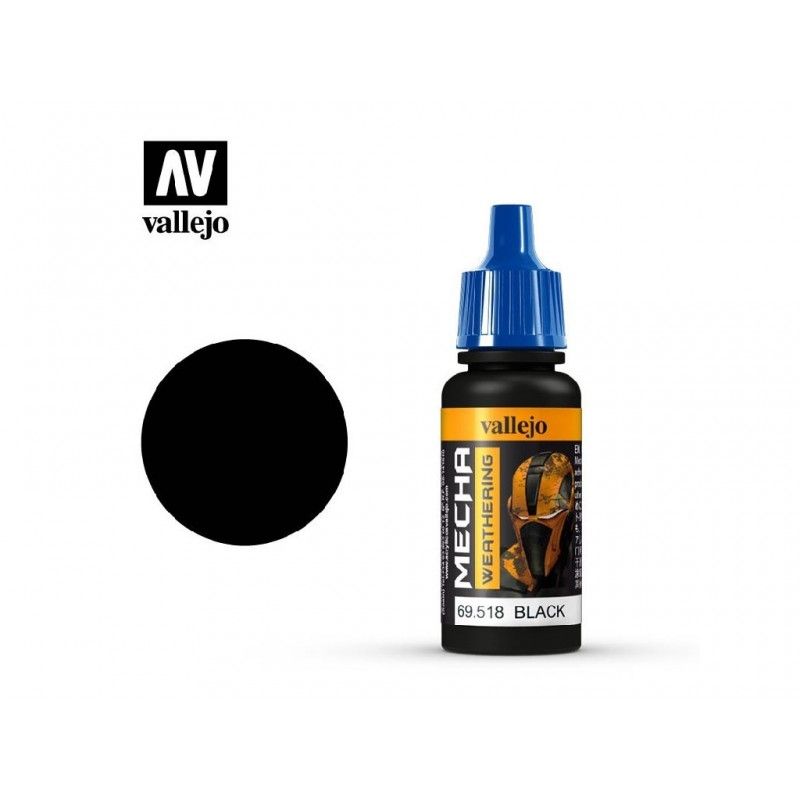 Vallejo Mecha Color 69518 Black Wash (17ml)