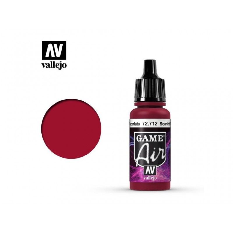 Vallejo Game Air 72712 Scarlett Red (17ml)