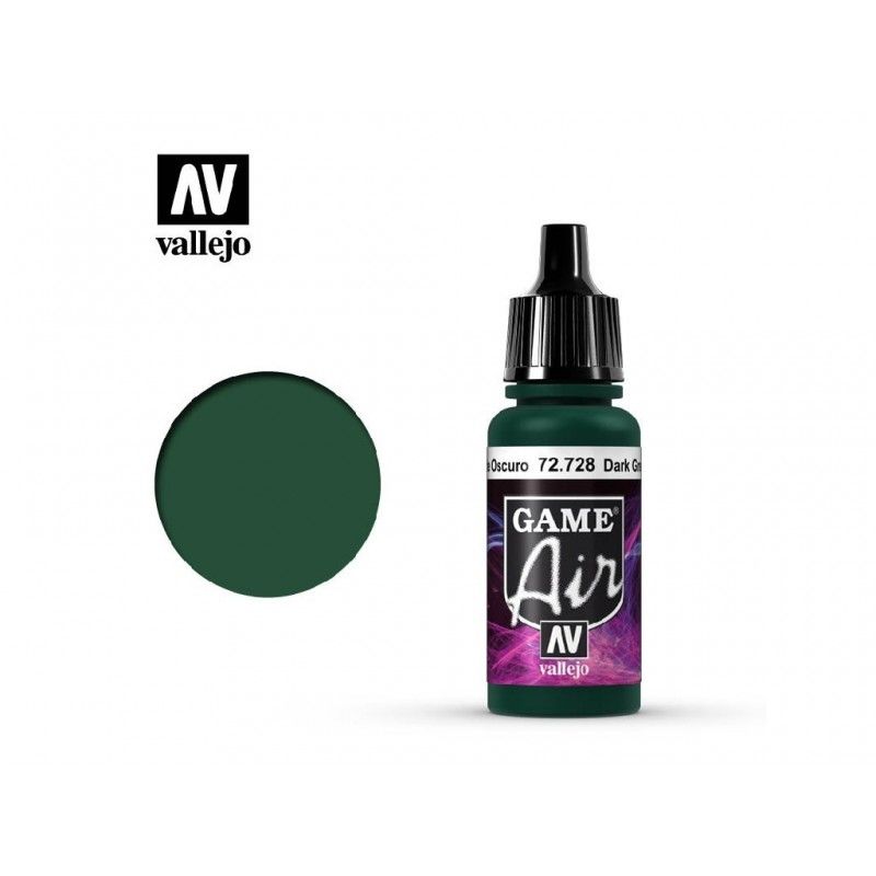 Vallejo Game Air 72728 Dark Green (17ml)