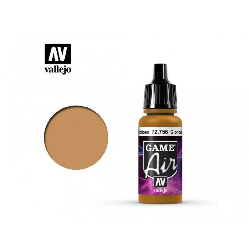 Vallejo Game Air 72756 Glorious Gold (17ml)