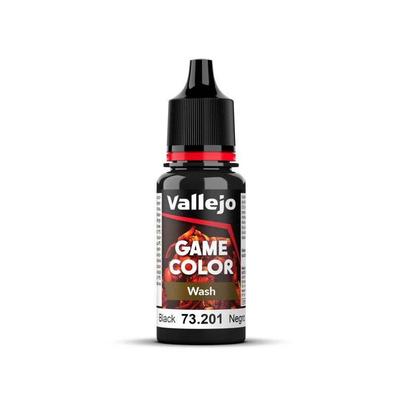Vallejo Game Color 73201 Black Wash 18 ml.