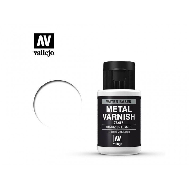 Vallejo 77657 Gloss Metal Varnish (32ml)