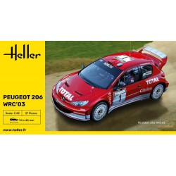 Peugeot 206 WRC'03 - Heller 80113