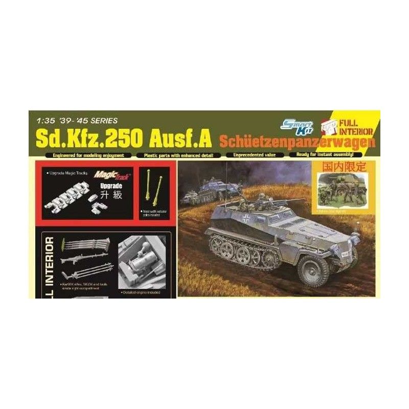 Sd.Kfz. 250 Ausf.A Schützenpanzerwagen - Dragon Model Kit 6426