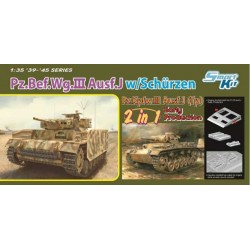 Pz.Bef.Wg.III Ausf.J / Pz.III Ausf.J (Tp) Early Production (2 in 1) - Dragon Model Kit 6628